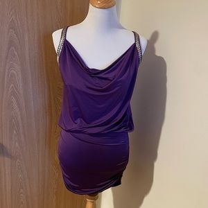 Guess - Purple Mini Dress - Size S